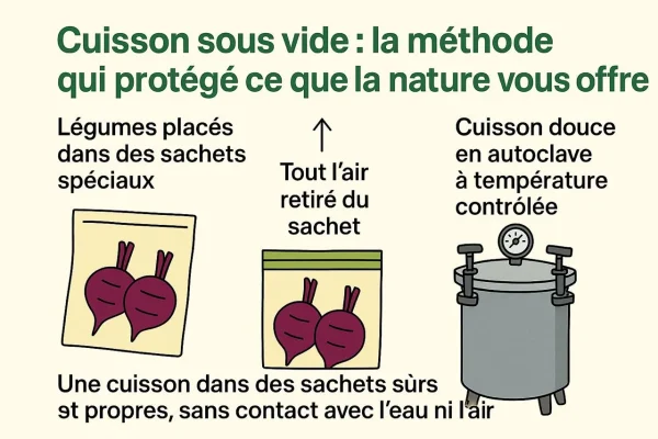 Cuisson sous vide : préserver la qualité et les bienfaits de vos légumes