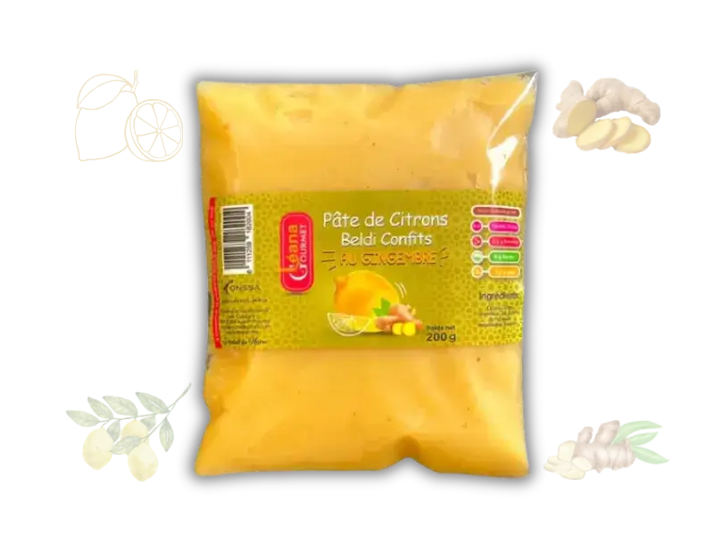 Pâte de citron au gingembre