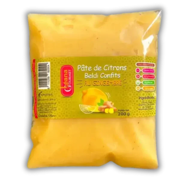 Pate de citron au gingembre