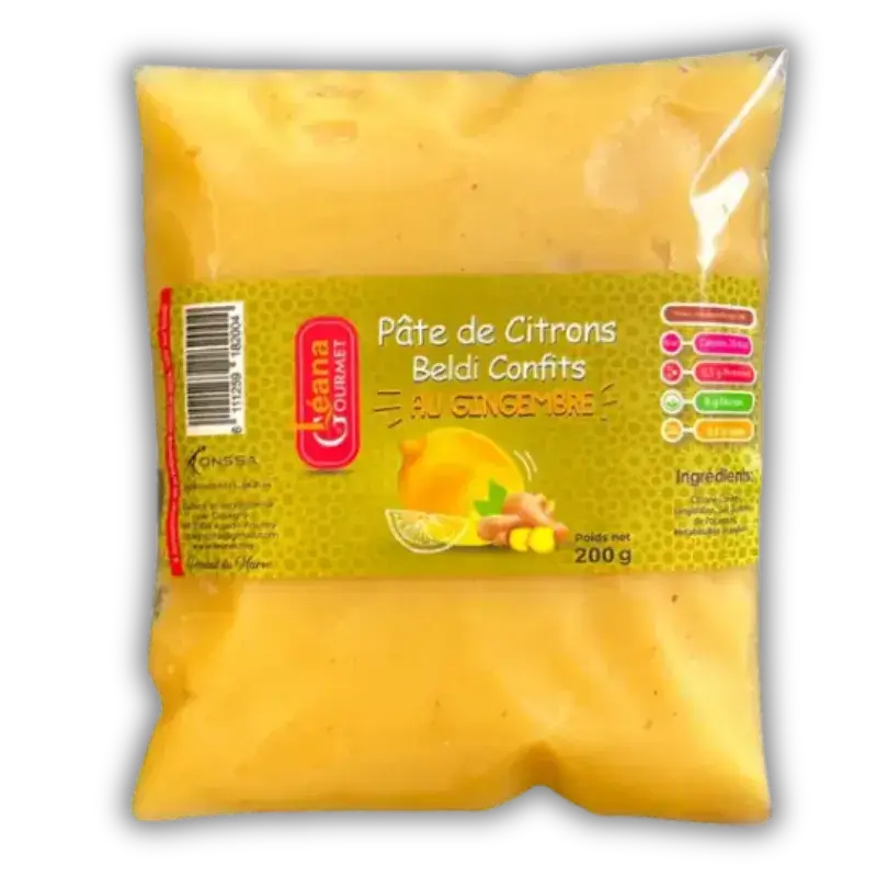 Pate de citron au gingembre