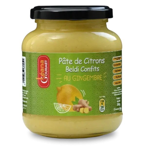 Pâte de citron au gingembre