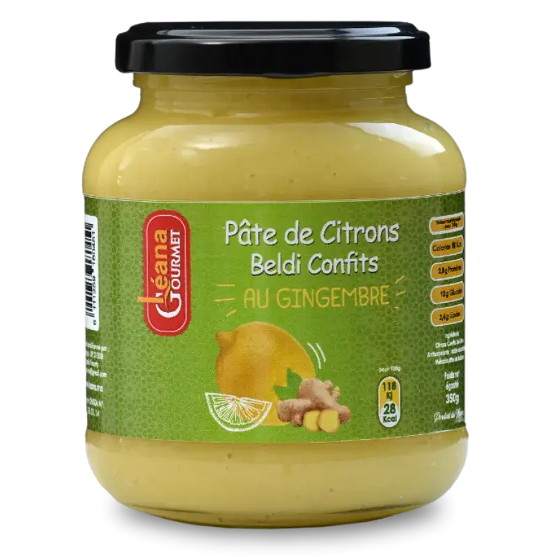 Pâte de citron au gingembre